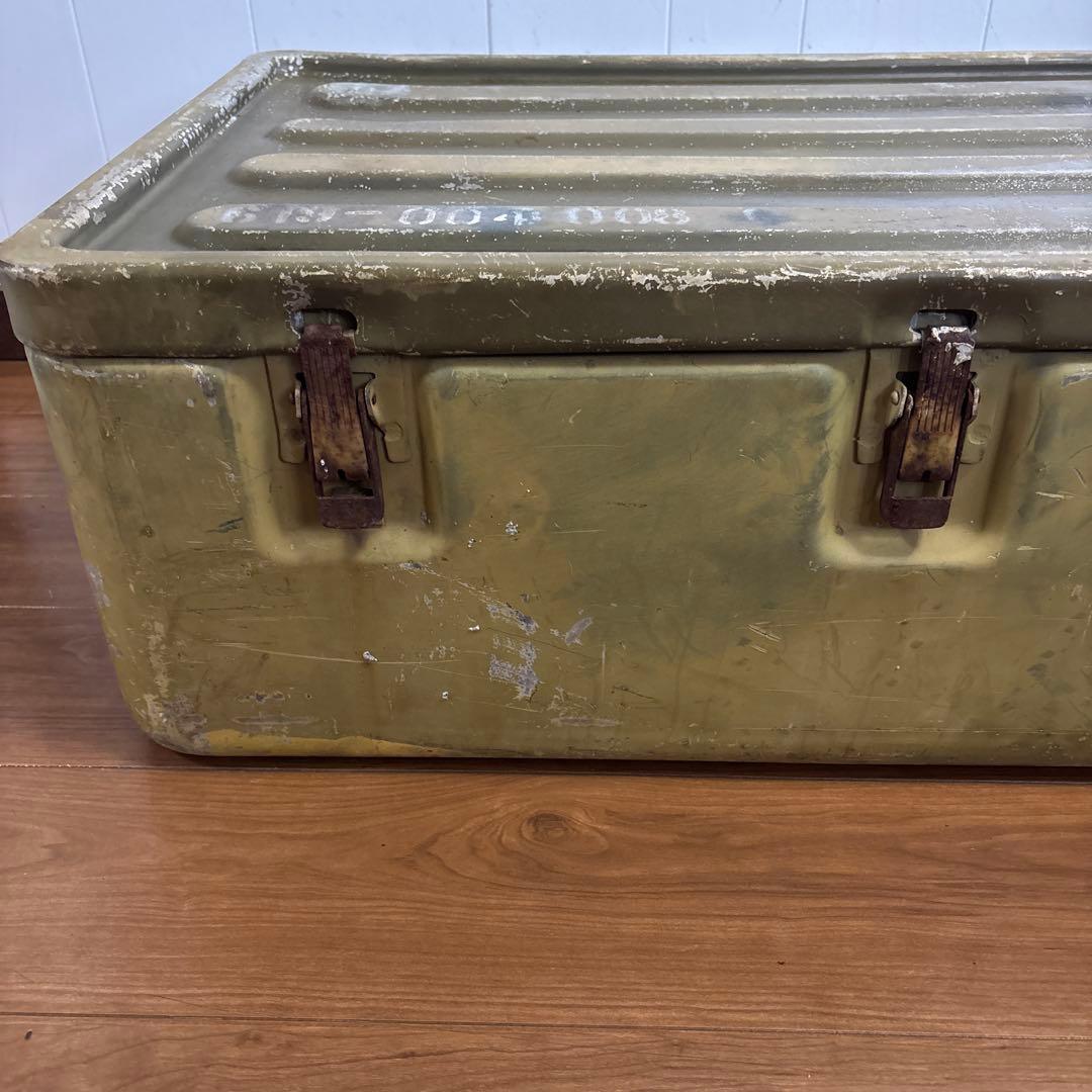 米軍　実物　アルミコンテナ　送料無料
