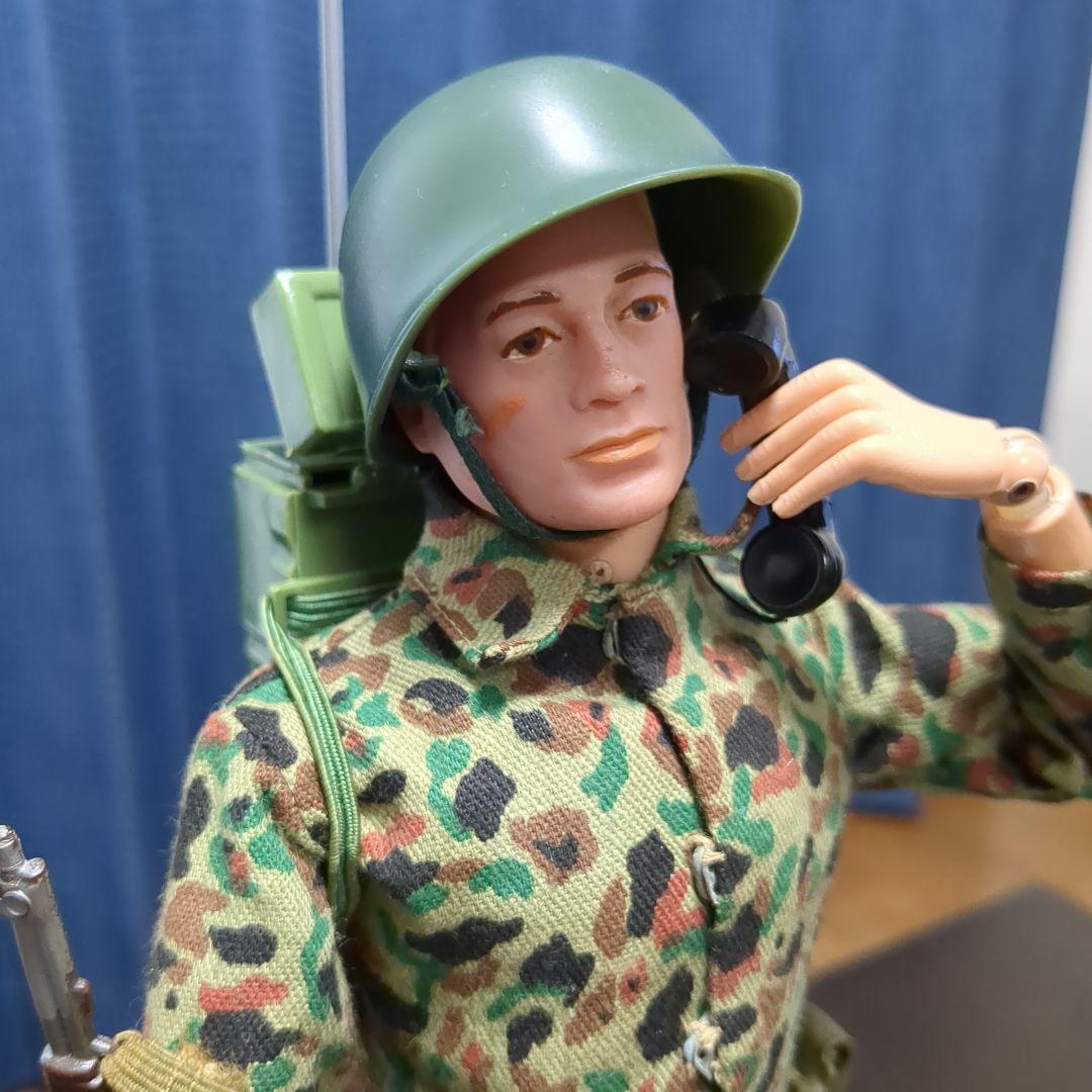60年代ハスブロ　GIJOE （giジョー）箱付き 通信器　背嚢　ポンチョなど