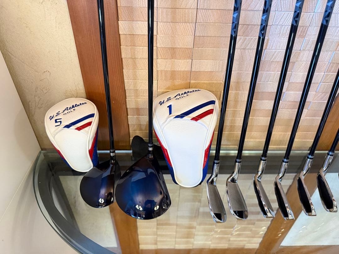 ゴルフクラブ12本セット|キャディバッグ+付属品セット付|ホワイト| 状態良好