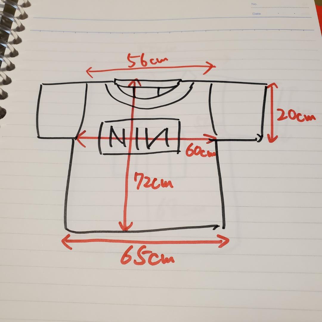 T様向け Nine Inch Nails Tシャツ 96-97 古着USED