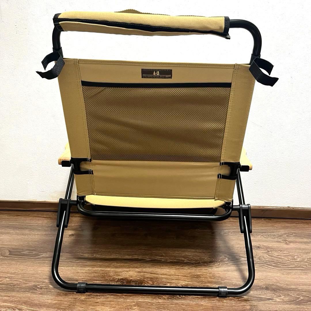 美品 ogawaアウトドアチェア リクライニング オガワ ローチェア 2脚