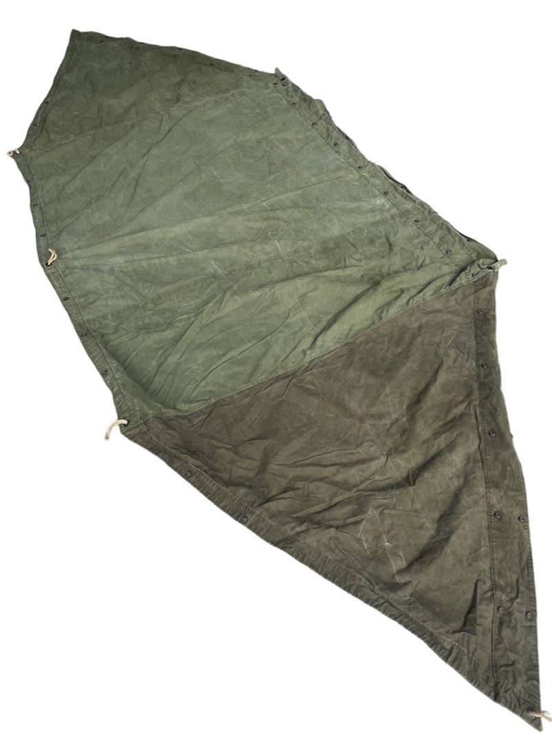 米軍本物パップテント1枚シェルターハーフテント1960年代官給品希少品