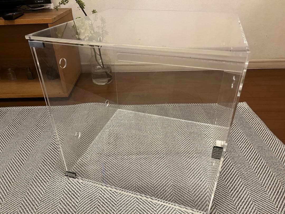 【美品】アクリル バードケージ　W500×H500×D485