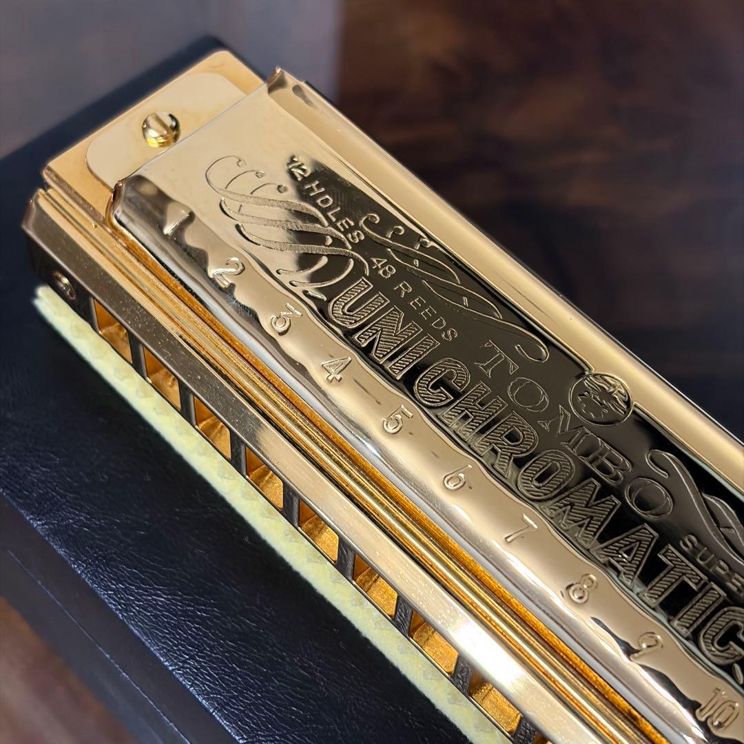 TOMBO ハーモニカ UNICHROMATIC GOLD No.1248G