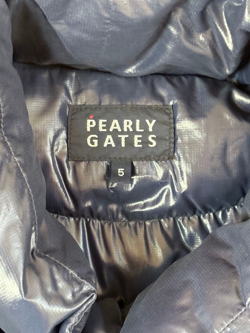 【美品】PEARLY GATES ネイビー ダウンジャケット
