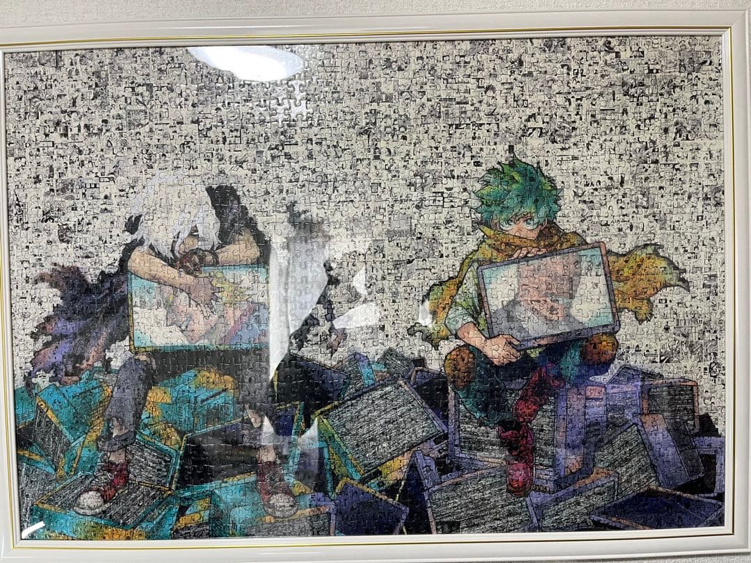 僕のヒーローアカデミア　モザイクアートパズル　パズル　完成品　２点セット