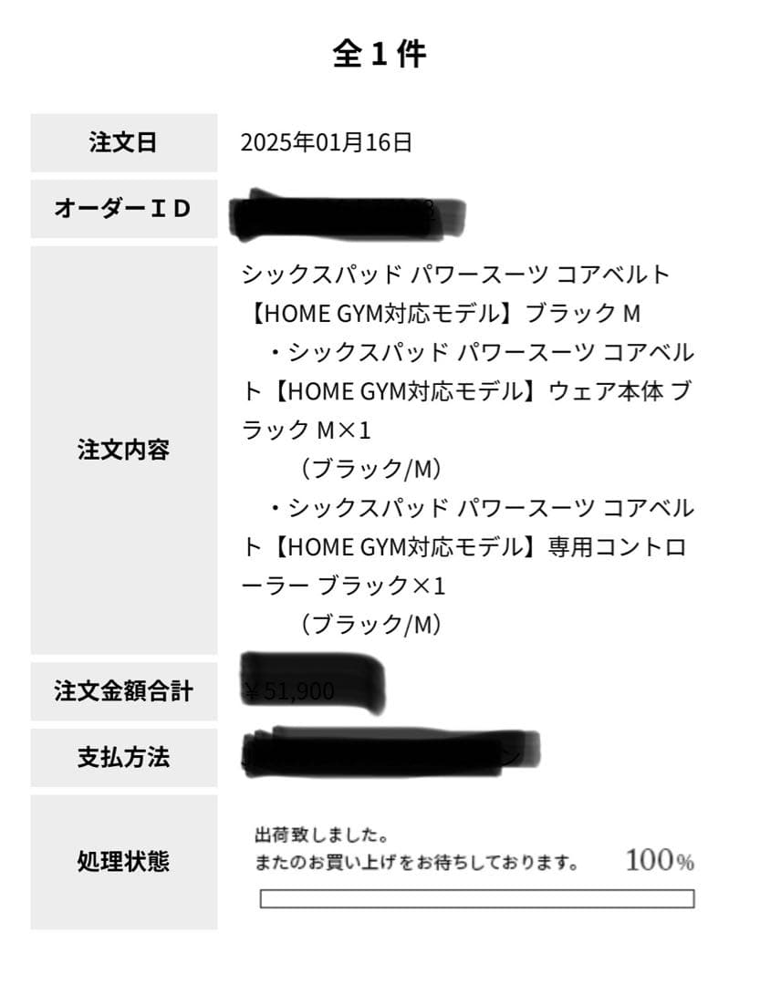 ⭐︎1月購入⭐︎ 【SIXPAD】シックスパッド コアベルト Mサイズ