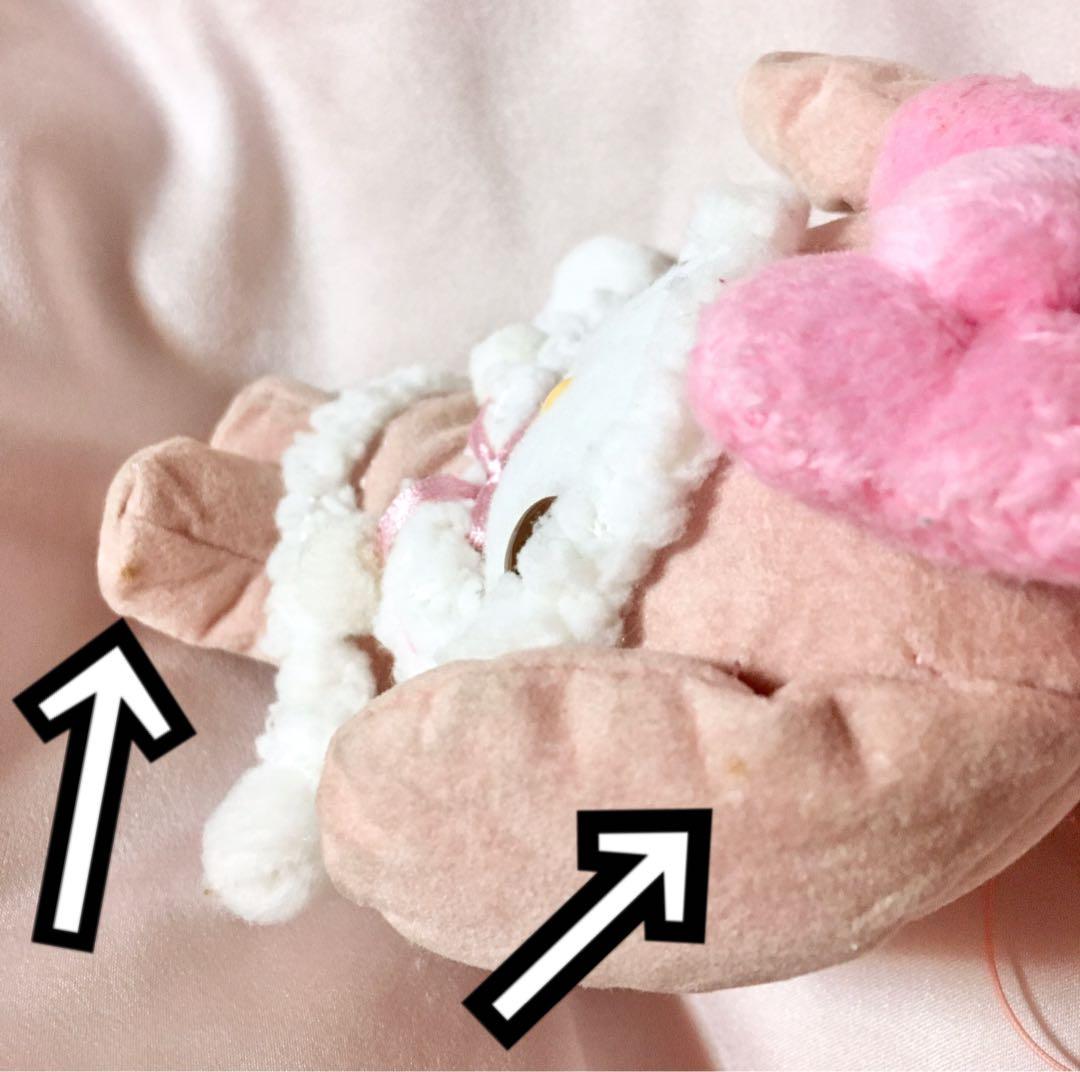 2012年製品レア冬服もこもこ頭巾マイメロディーぬいぐるみキーホルダー