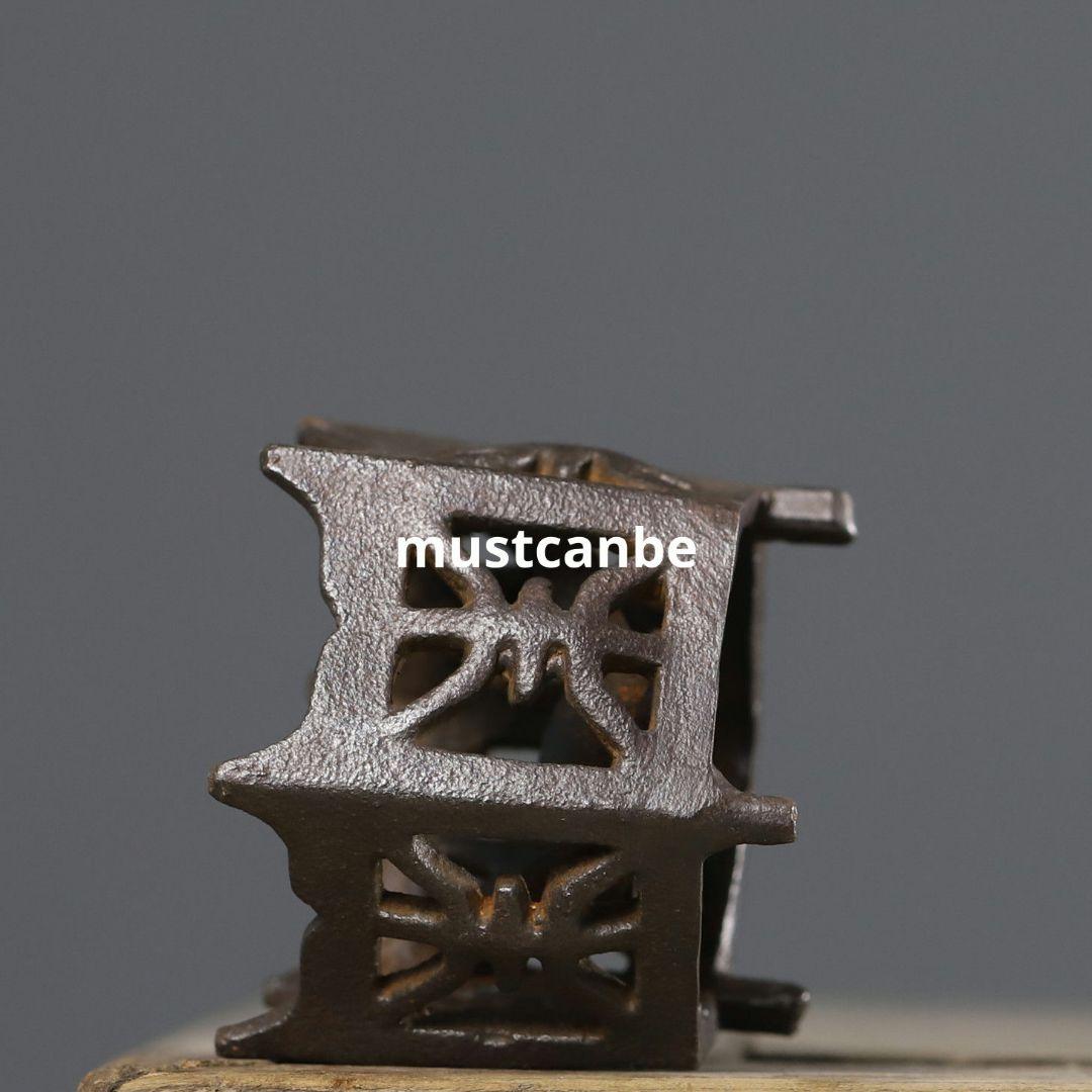 鉄器 燗炉 六角燭台 茶道具 工芸品 置物