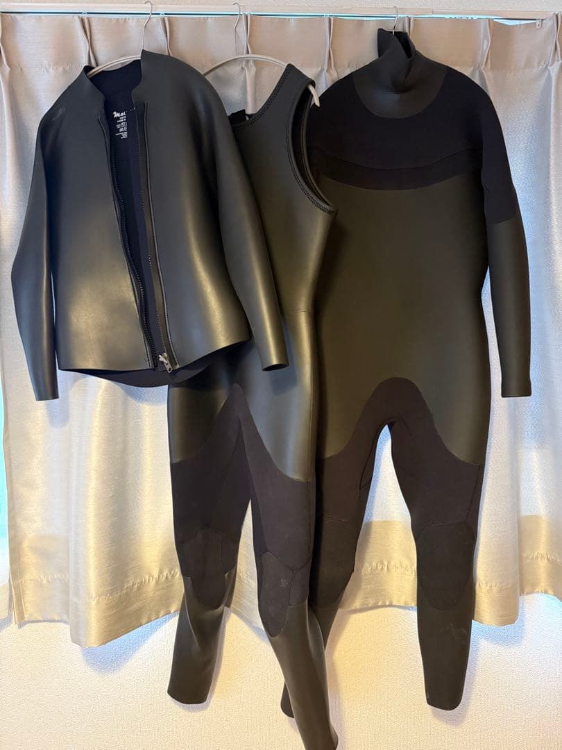 mellow ウェットスーツ 3点セット ブラック