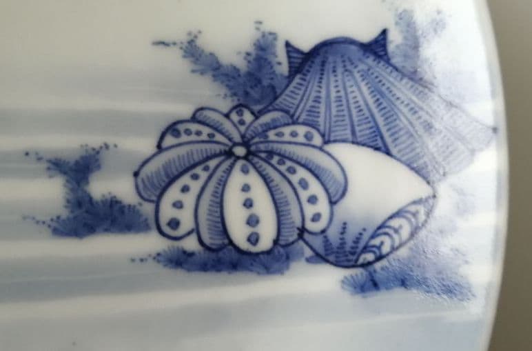 後期鍋島　5寸皿　貝