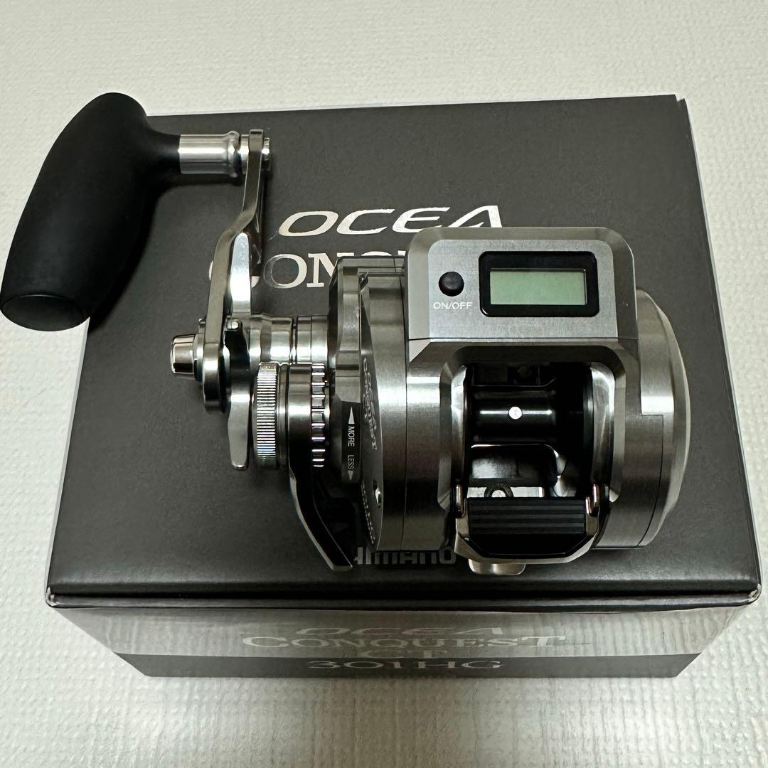 美品 シマノ 24 オシア コンクエストCT 301HG 左