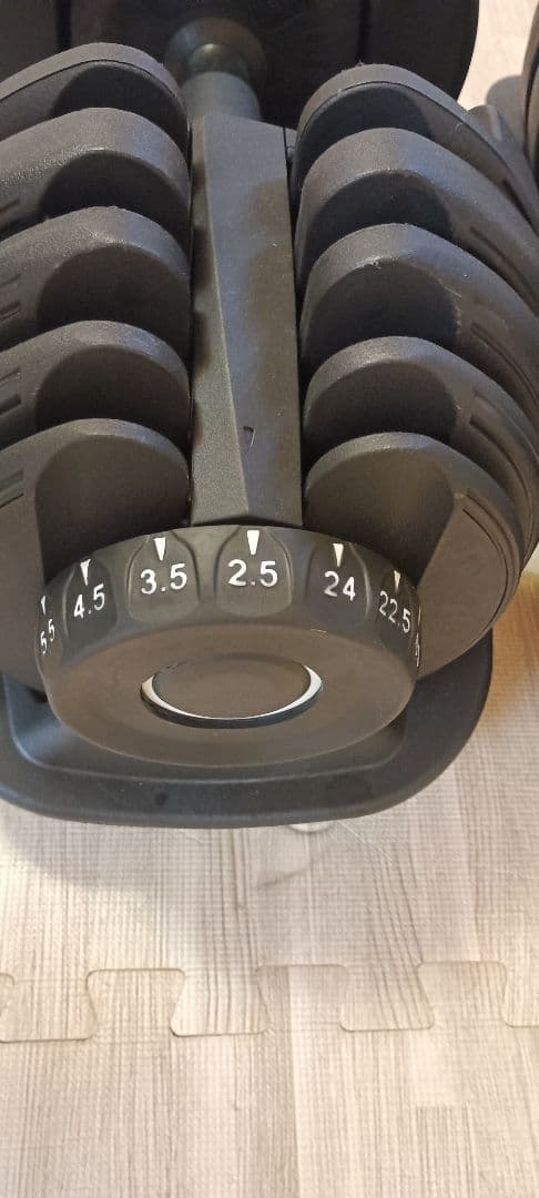 9.14まで値下げ！！調整可能ダンベルセット 2.5~24kg×1個