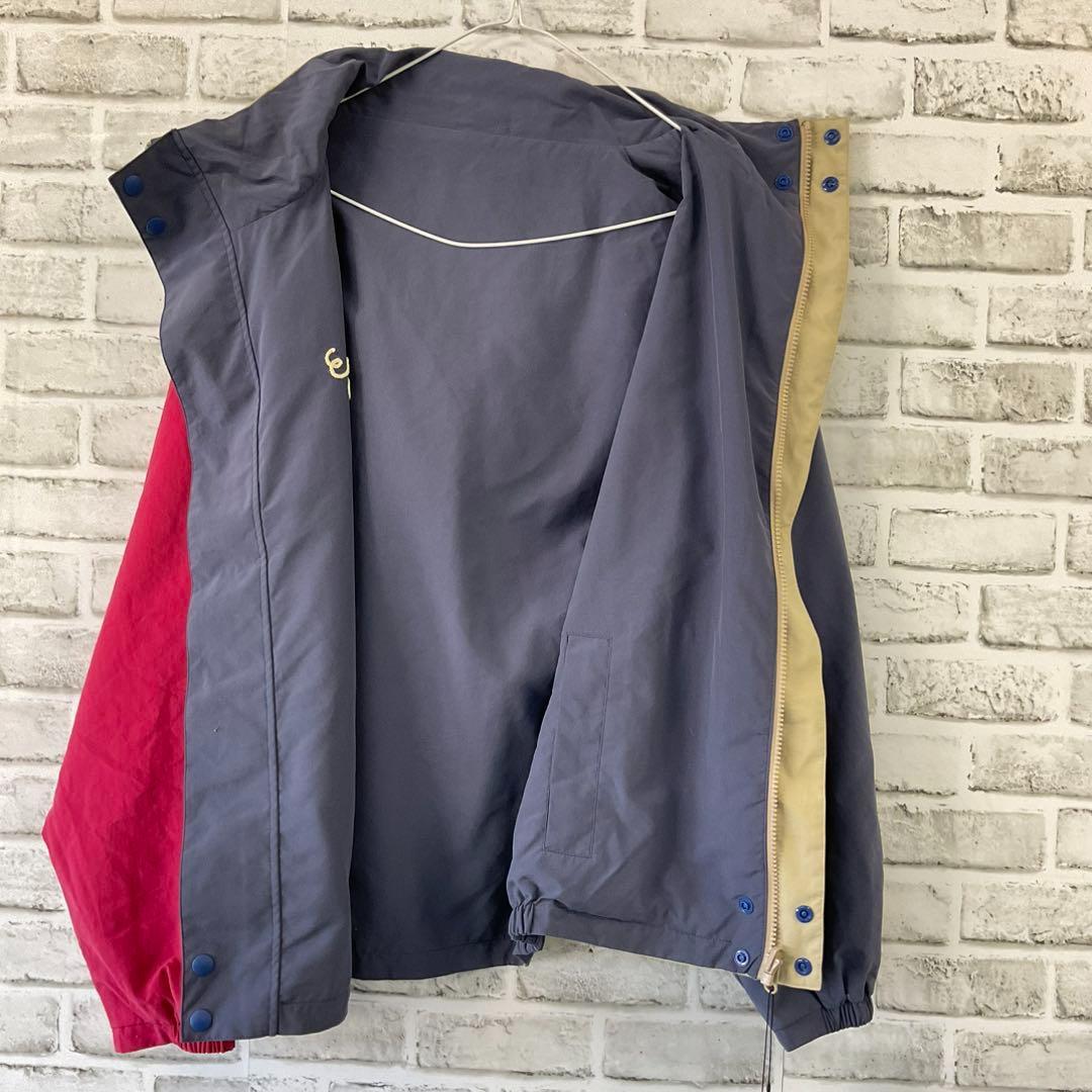 カラーブロックジャケット xl