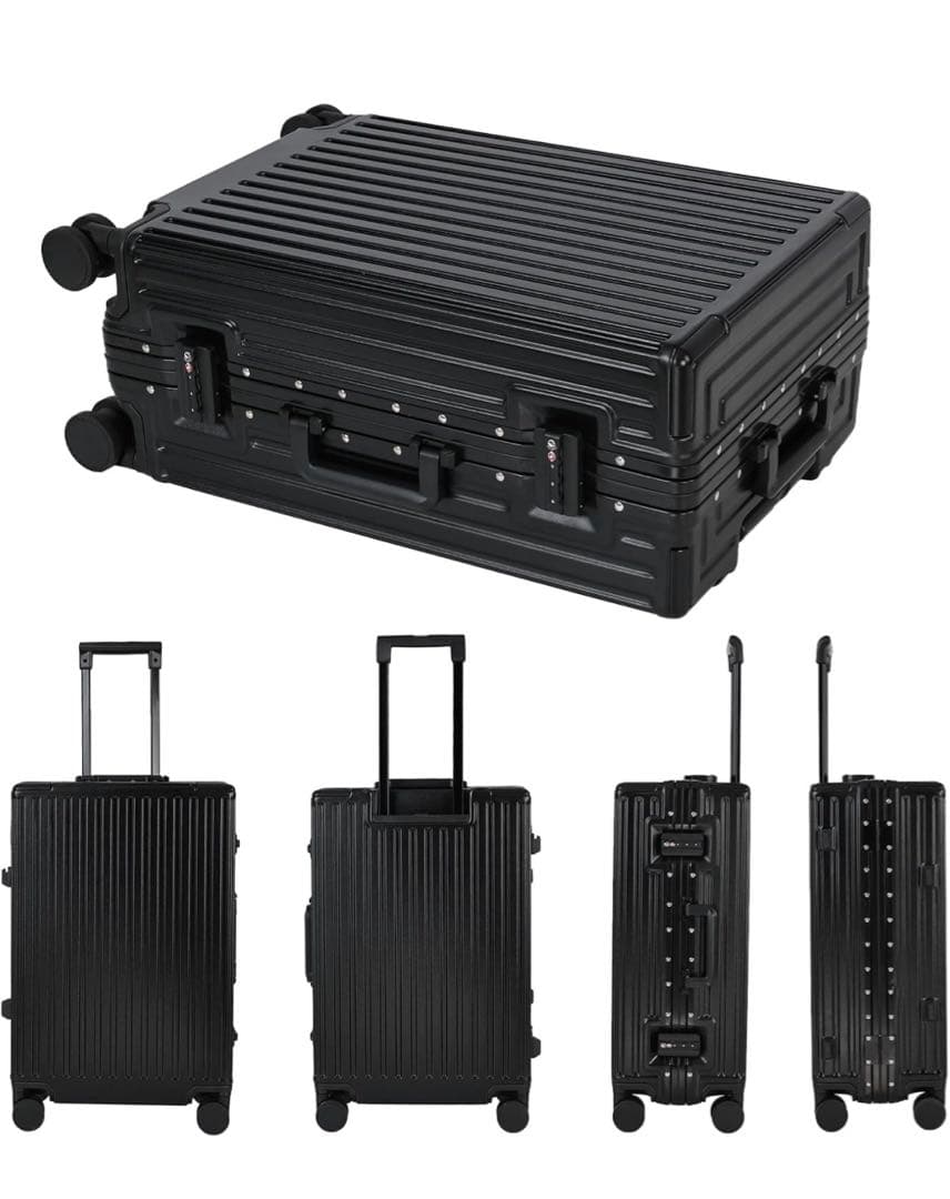 タビトラ　キャリーケース　Mサイズ60l ブラック