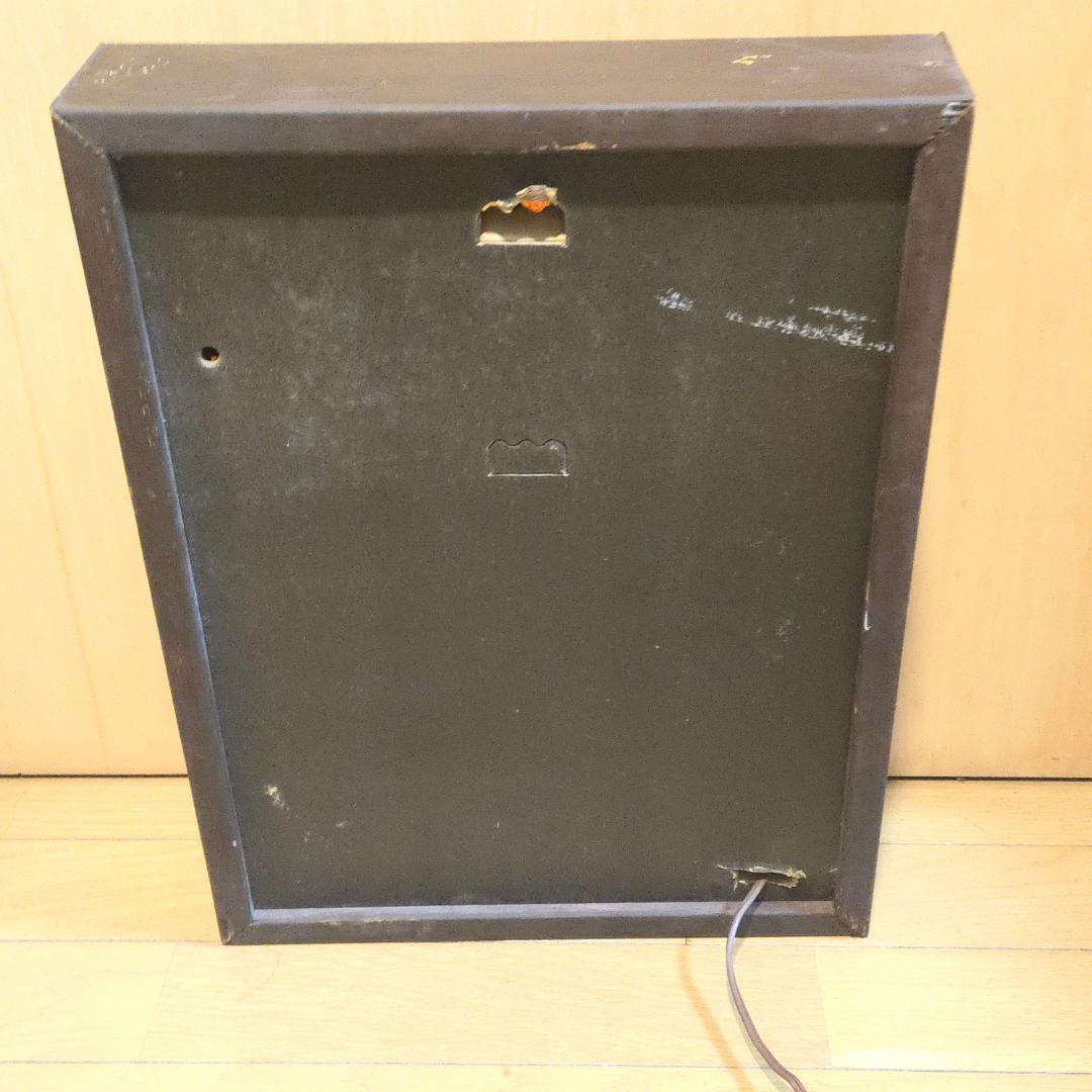 1970年代　コカコーラ　ステンドグラス　アドバタイジング　時計　ライト　看板