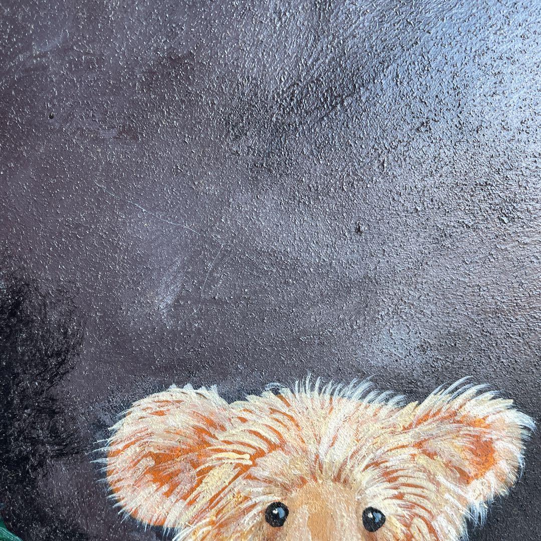 手書きのテディベアボード作家の作品