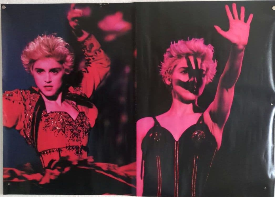 【希少レア品】MADONNA マドンナ 1987年日本公演 ＜ポスタークリップ＞