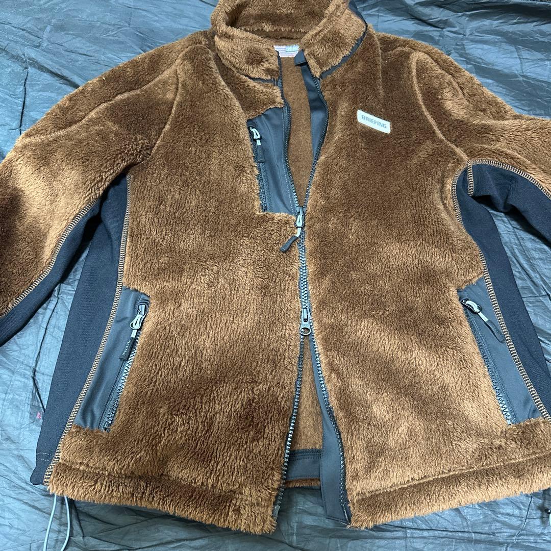 み*ふ様 極美品‼️BRIEFING フリースジャケット&ニット切り替えダウン