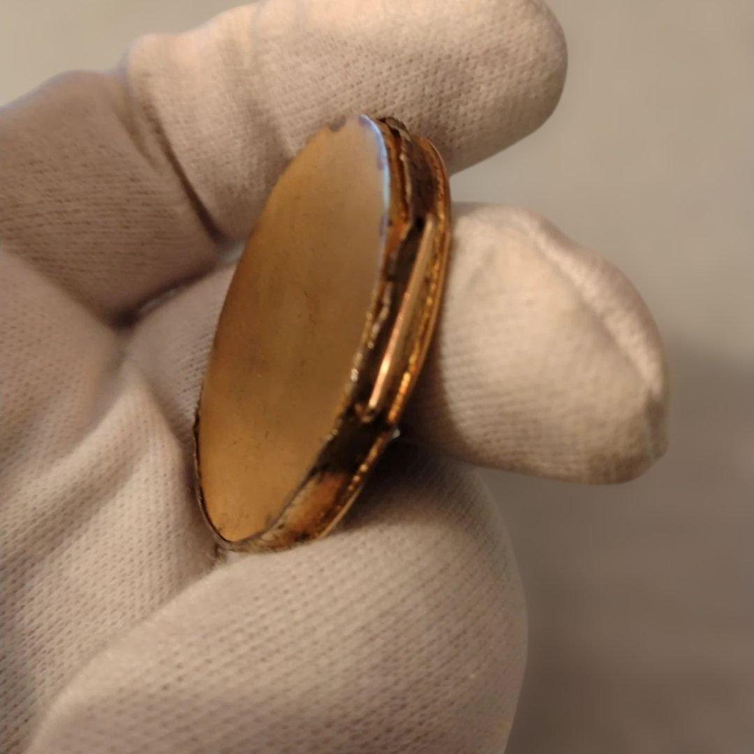 お値下げ　イギリス　ミニアチュール　k18フレーム　17世紀