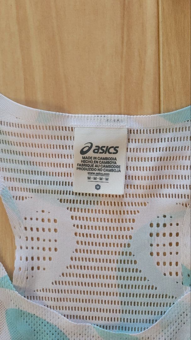 新品未使用 アシックス メンズ RUN グラフィック シングレット