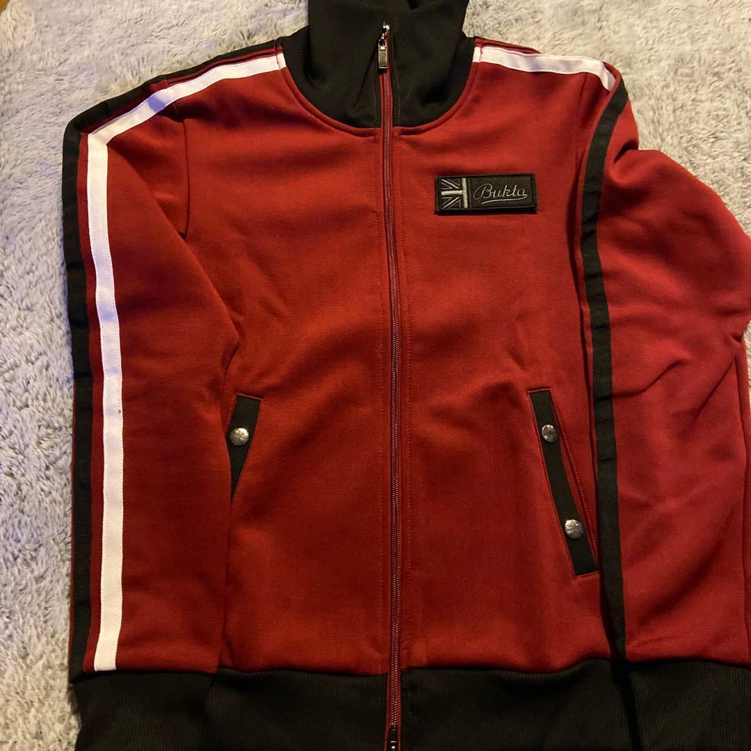 Bukta トラックジャケット ジャージ ボルドー 赤 英国 UK