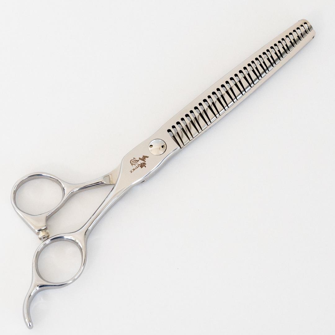 7インチ　3D グラデーション　ブレンディングシザー　vg10 コバルト