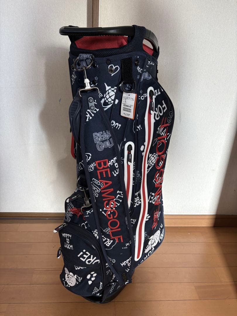 新品未使用‼️激レア‼️ビームス ゴルフ スヌーピー キャディバッグ ネイビー