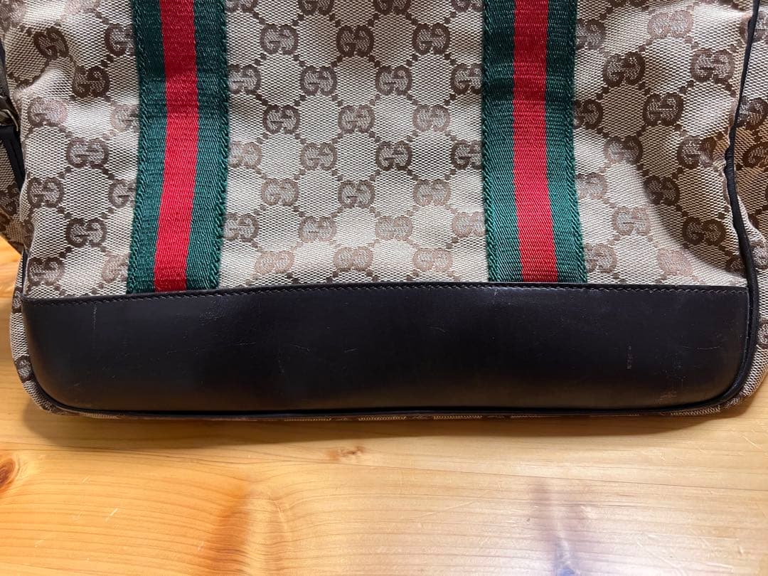超希少／GUCCI　ペットキャリー　GG柄　キャンバス