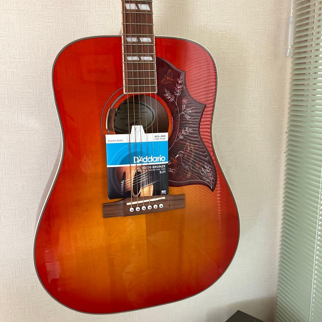 Epiphone ハミングバード　 studio サンバーストエレアコ