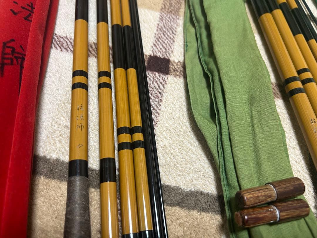 ヘラ竿　枯法師12尺13尺14尺15尺17尺21尺　計6本セット
