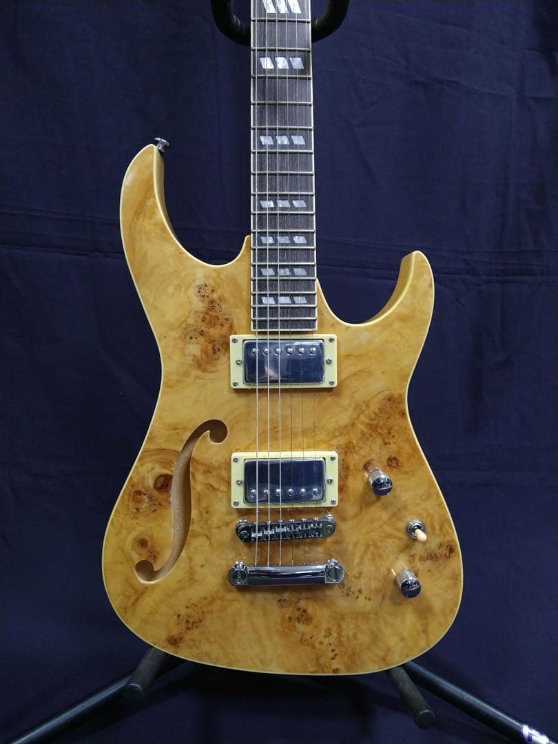 新品 カスタムメイド エレキギター バードアイメープルトップ＆バスウッドボディ