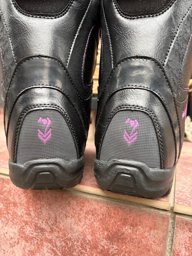 ボード・ビンディング・ブーツ・カバー4点セット　ピンク紫黒