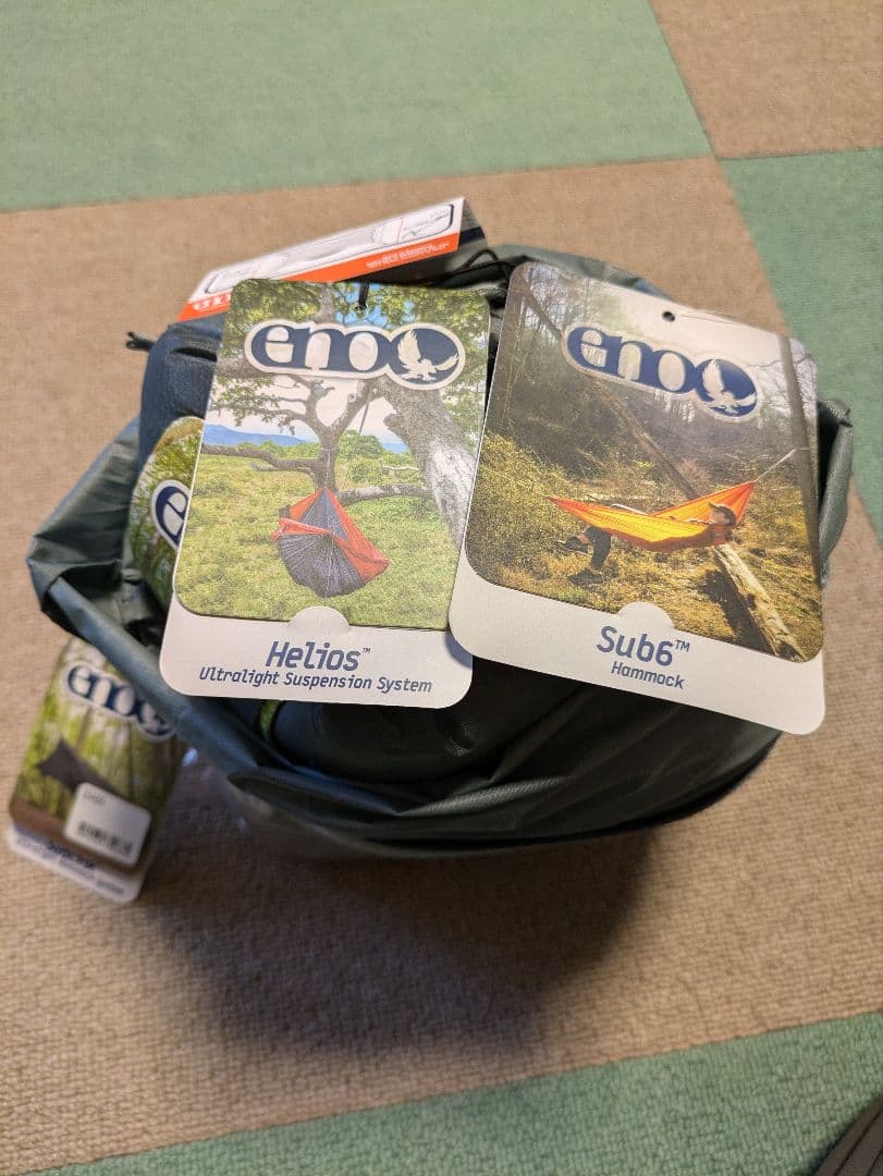 テーブル・チェア・ハンモック eno Sublink(Ultralight Hammock System)