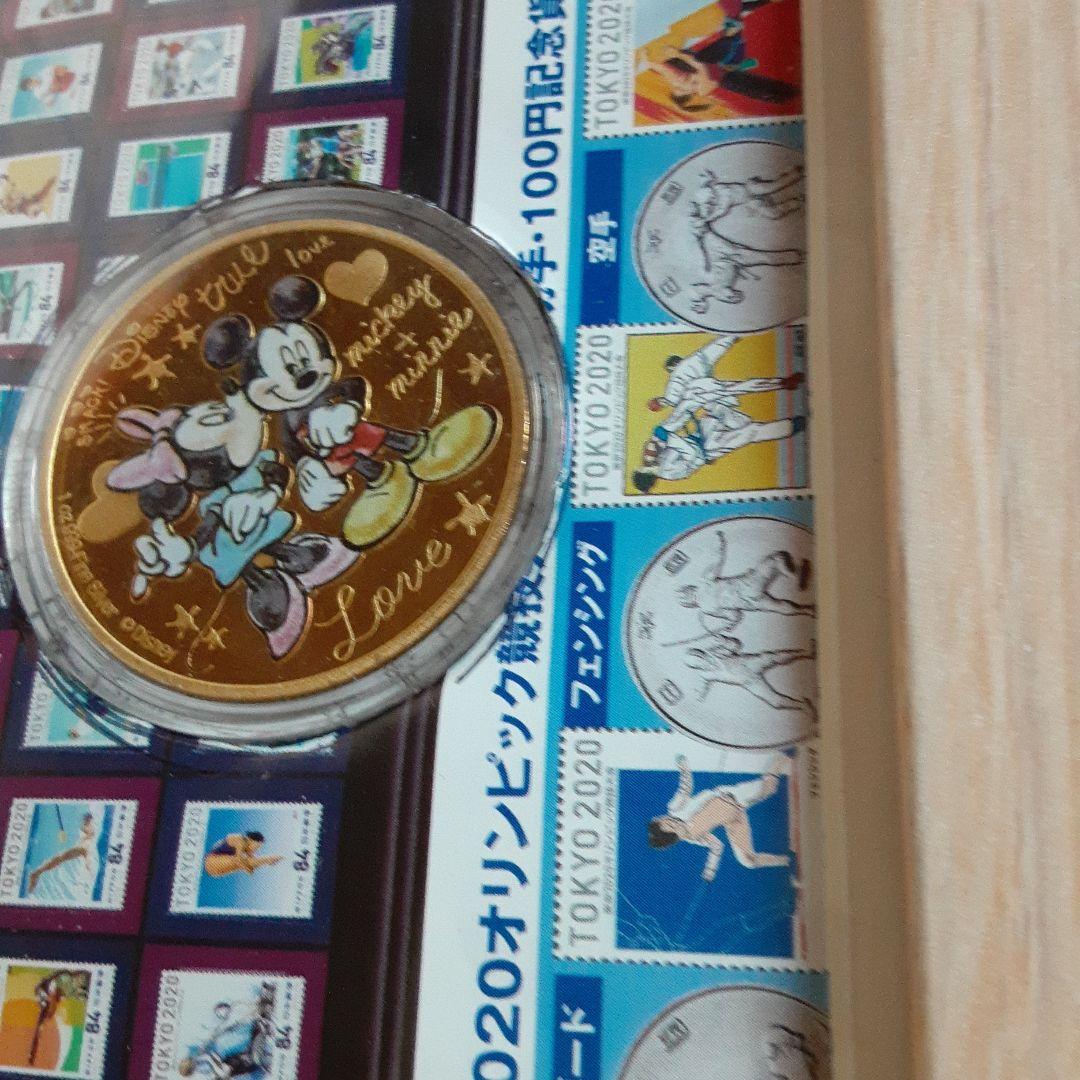 限定品ミッキーミニーカラー記念メダル