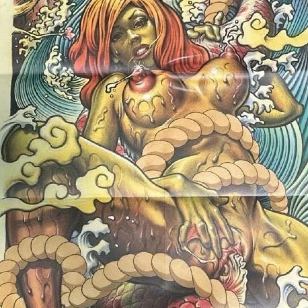 ロッキン・ジェリー・ビーン 500部 限定発行版 画集 付録 特大ポスター