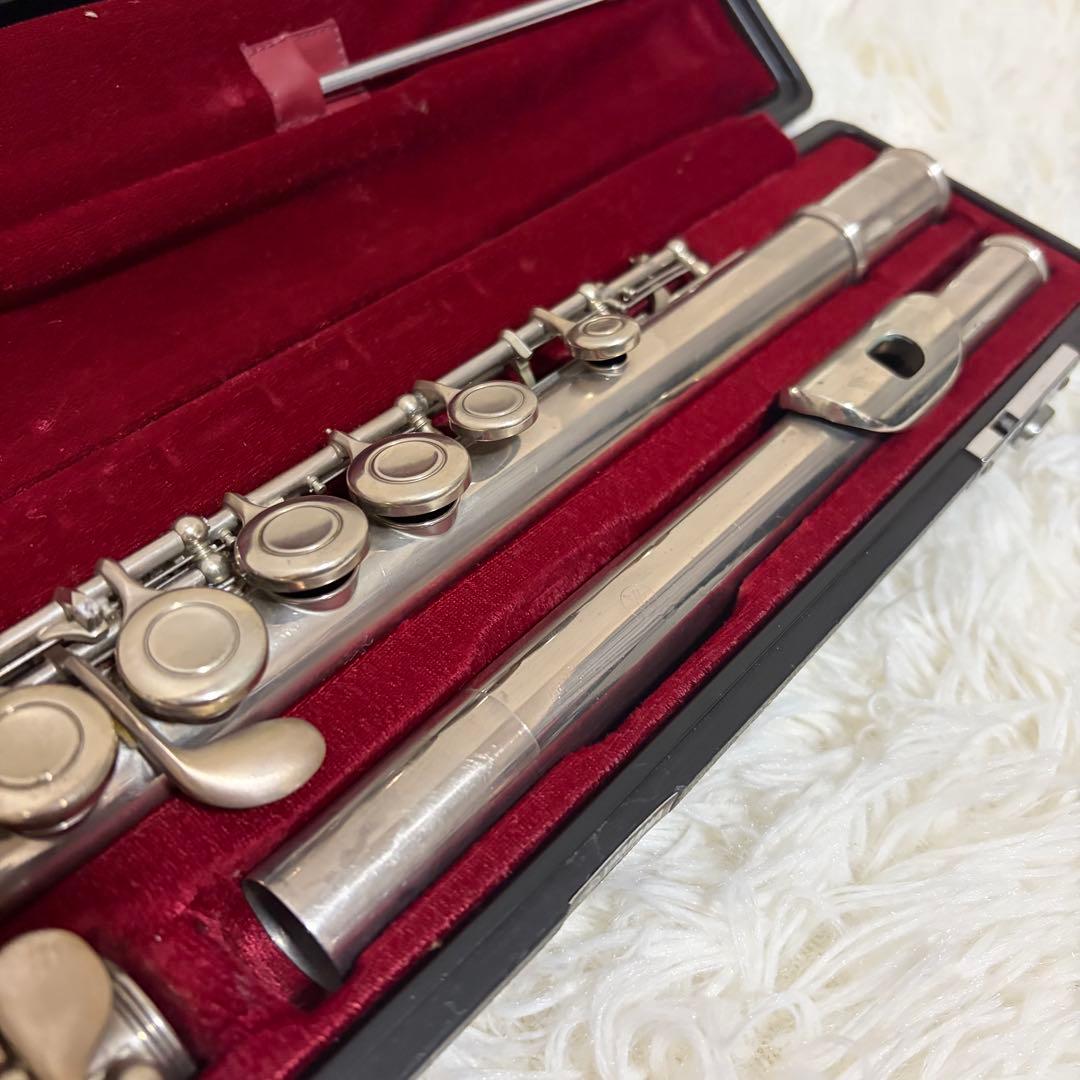 後期モデル ヤマハ フルート YFL-211 管楽器 Eメカ付き 良品 初心者