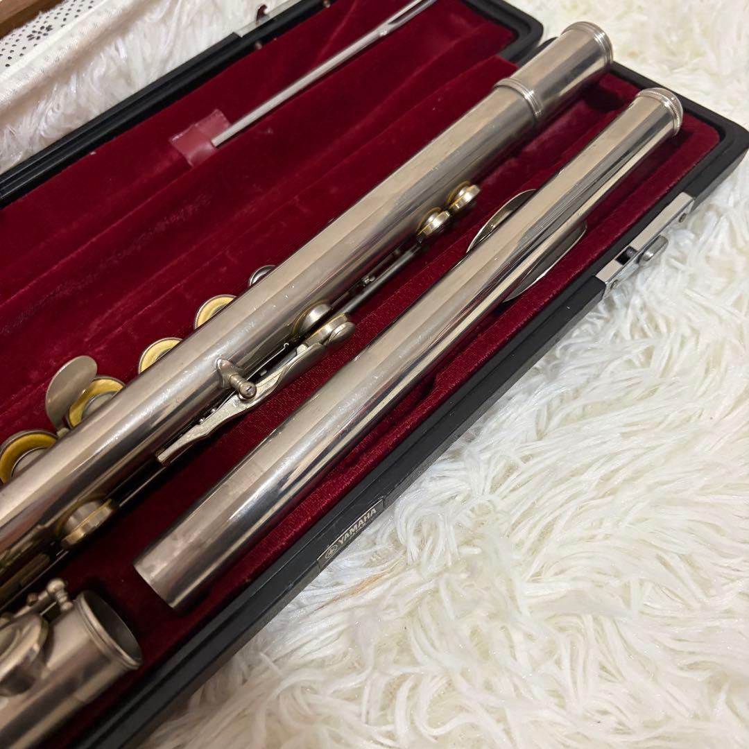 後期モデル ヤマハ フルート YFL-211 管楽器 Eメカ付き 良品 初心者