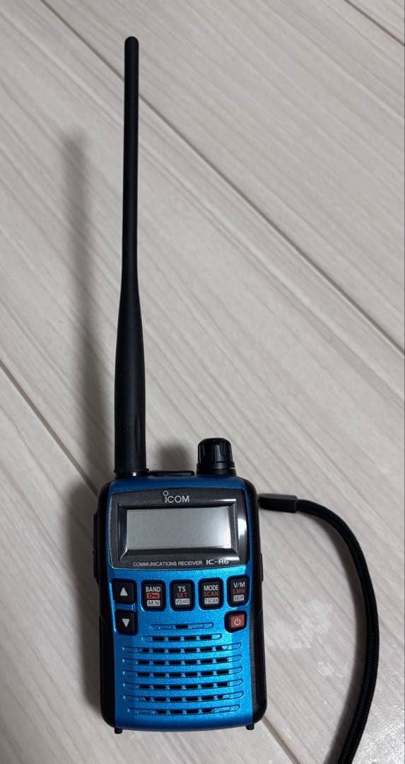 Icom IC-R6 受信機　メタリックブルー　エアバンドSPver2