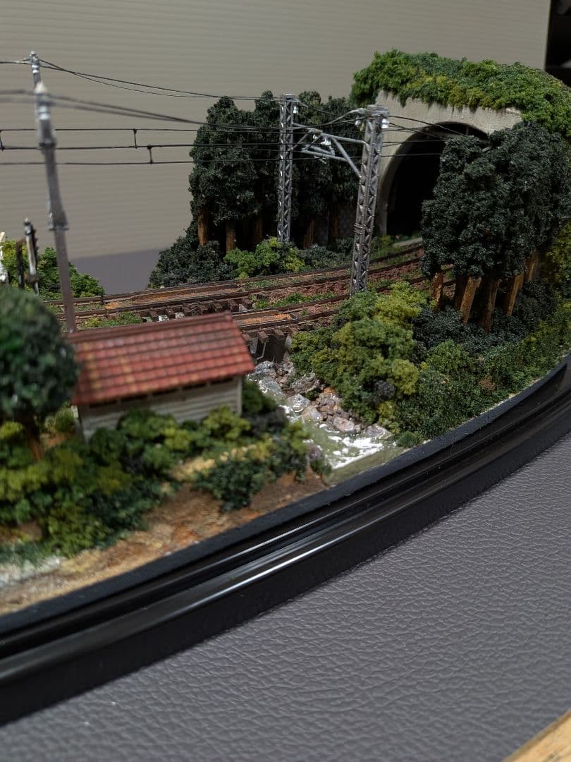 No.58鉄道Nゲージジオラマ車両、バス付き