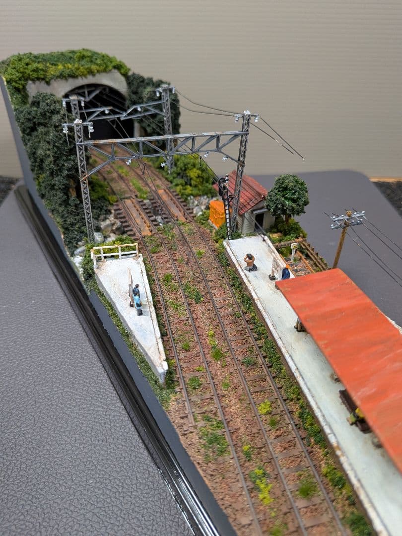 No.58鉄道Nゲージジオラマ車両、バス付き