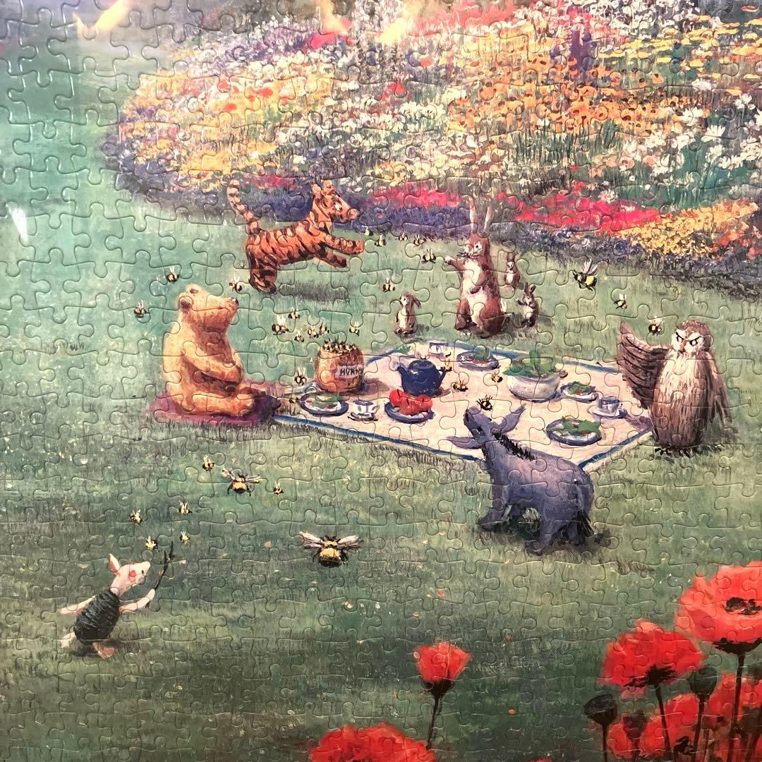 クマのプーさん ピーター•エレンショー ジグソーパズル 1000ピース 額付き