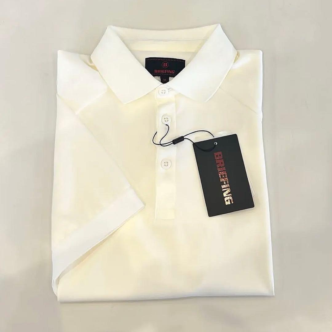 新品　BRIEFING CE LOGO TAPE POLO RELAXED