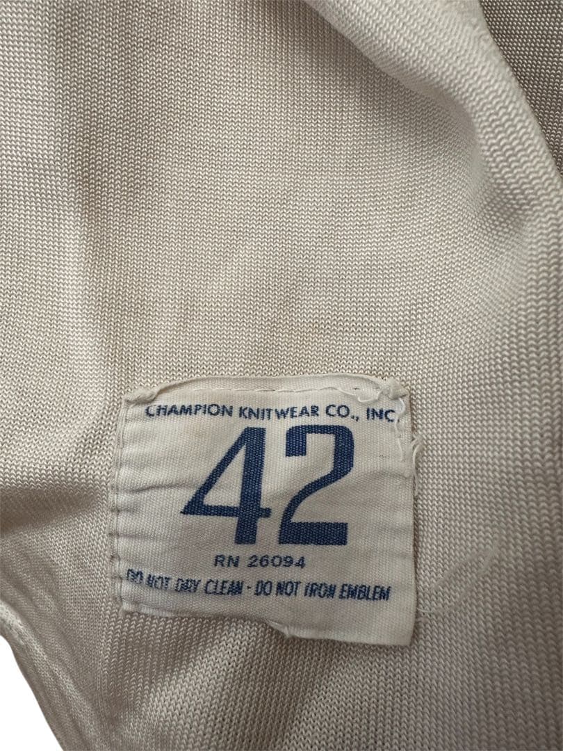 希少　60s Champion Football Tee 42 フットボールT