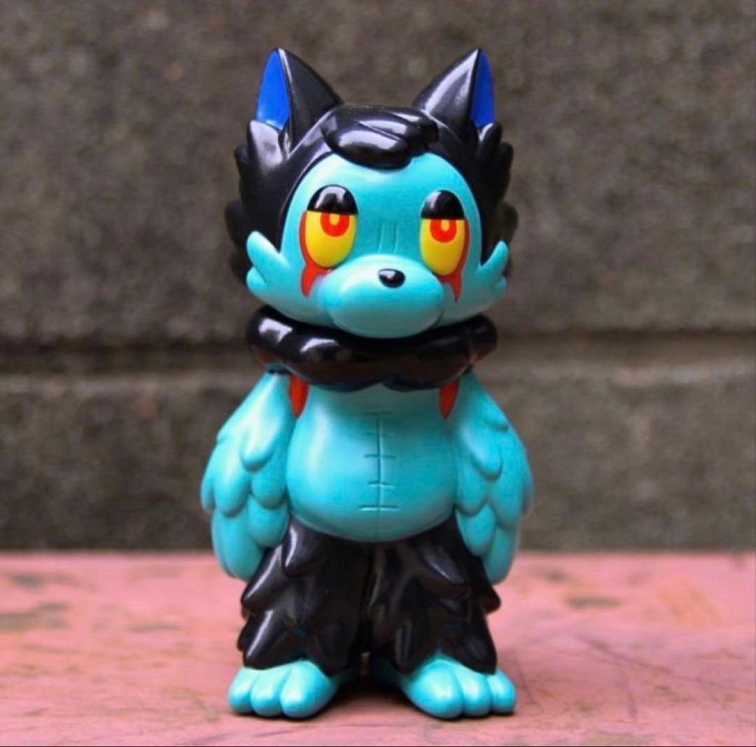 新品未開封　あらいきりこ　おおかみくん　デビルマンver. ソフビ