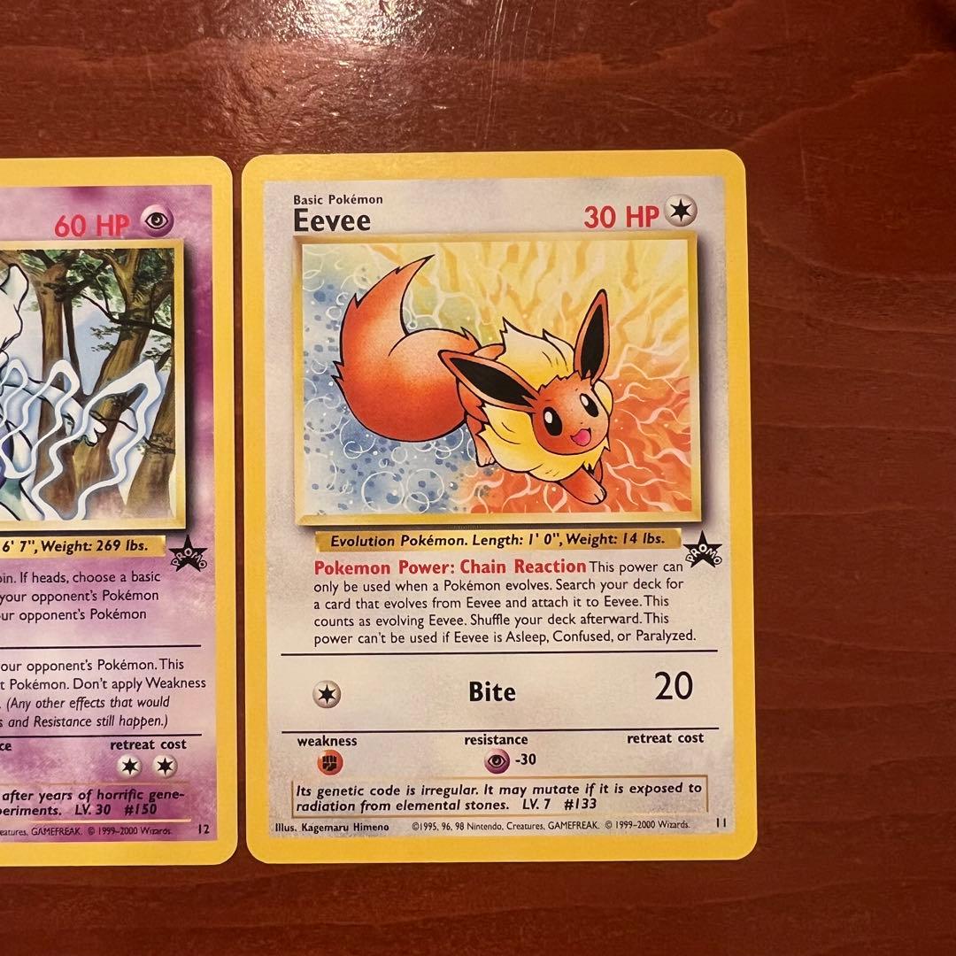 JR 東日本 ポケモンスタンプラリー2000 ミューツー イーブイ プロモ