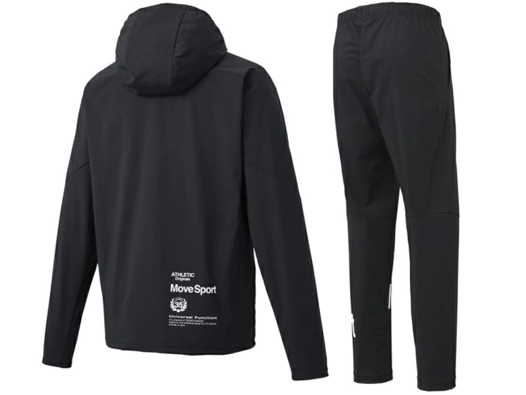 Move Sport　タフクロス　フード付き 薄手ジャージ上下セット