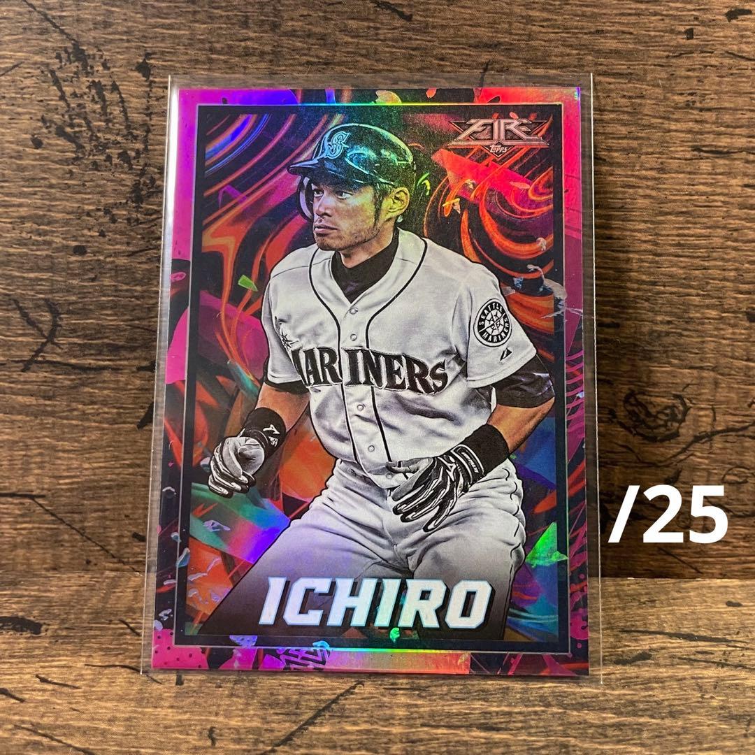 イチロー 世界25枚限定 ファイヤー ホイルパラレル topps