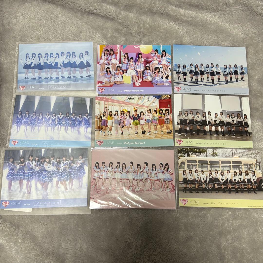 イコラブ ＝LOVE 探せダイヤモンドリリー 生写真 集合