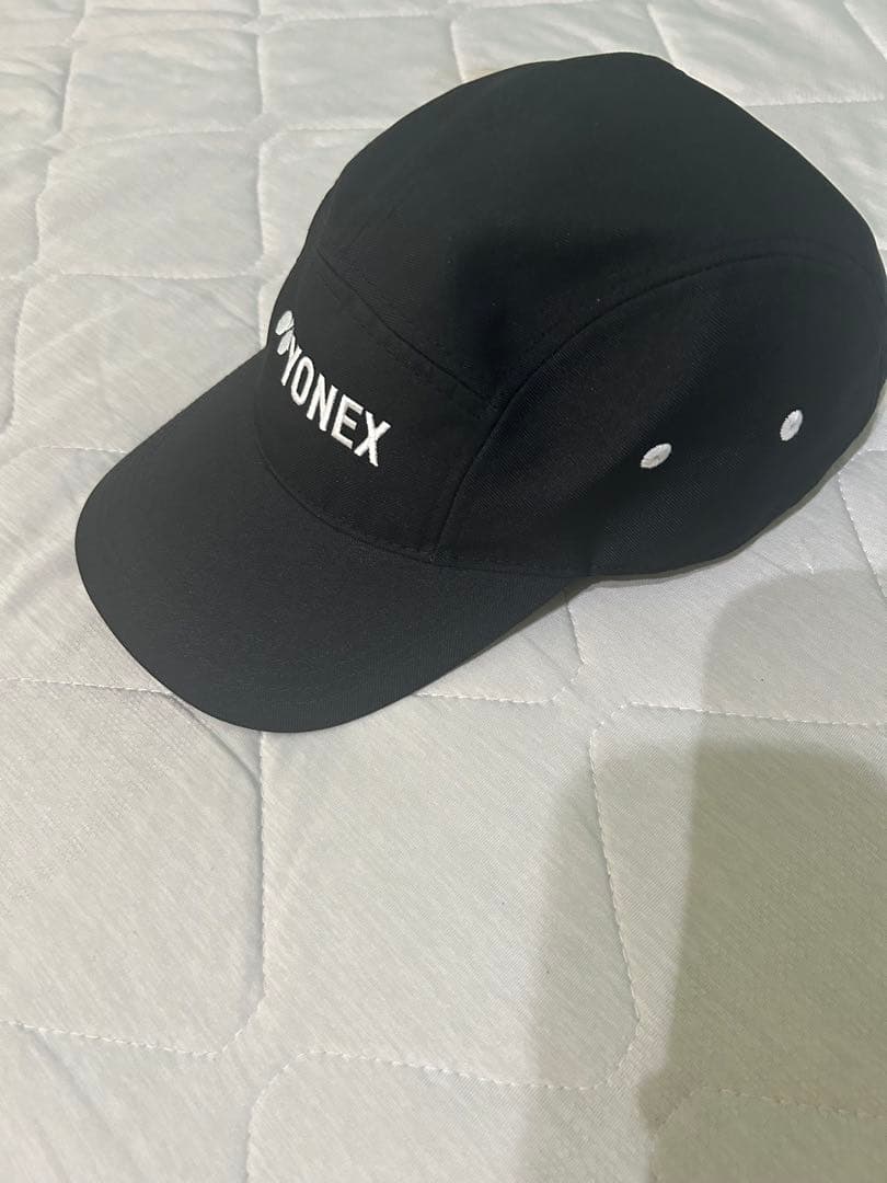YONEX ブラックキャップ　ソフトテニス　人気帽子　値下げ⭕️